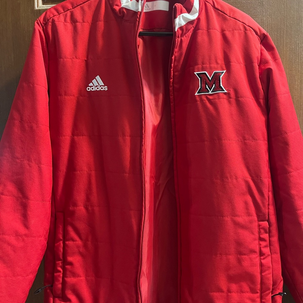 Miami Adidas ClimaProof Scarlet Jacket